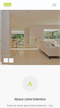 Mobile Screenshot of limeinteriors.com